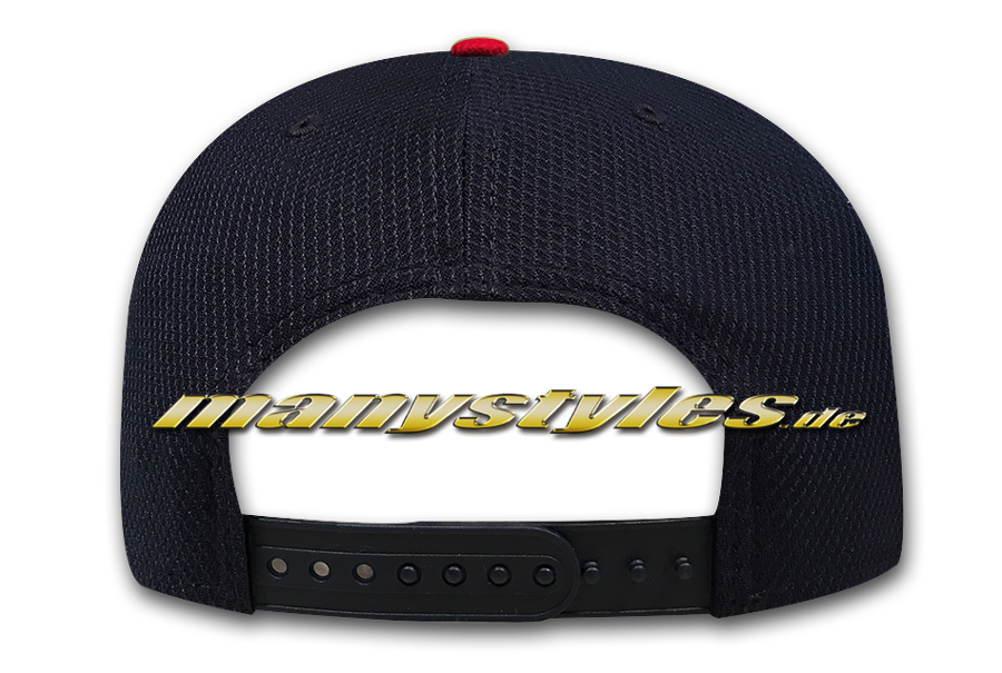 New England Patriots NFL Team Outline 9Fifty Diamond Era Snapback Cap Navy Red OTC von New Era Snapbackverschluss