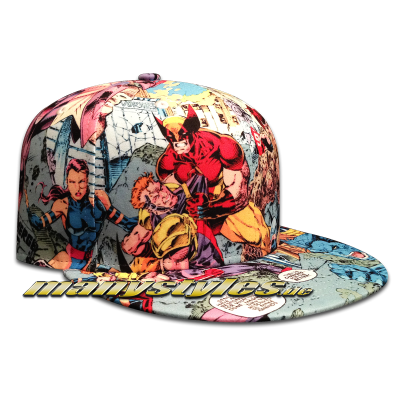 Marvel Comics Cap X Men All Over Sketches Cap #exclusive# von New Era alternate view