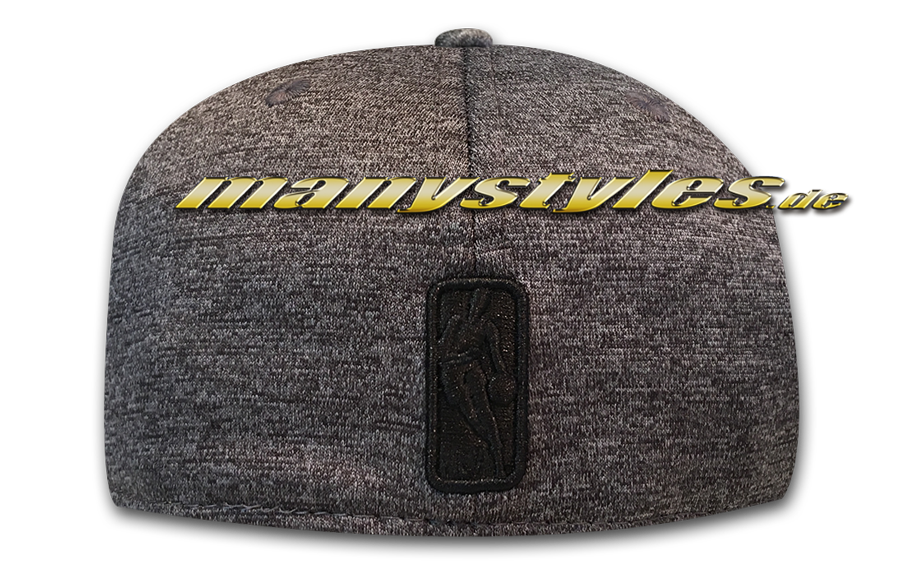 Chicago Bulls NBA 59FIFTY Cap Concrete Jersey Graphite Heather Black von New Era backside nbalogomen