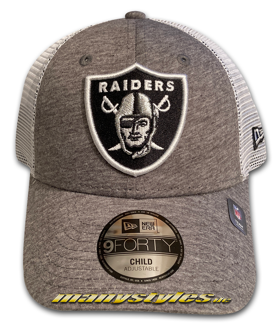 Las Vegas Raiders Oakland Raiders (Los Angeles) NFL 9FORTY Team Chyt Home Field Trucker Snapback Cap White Black OTC von New Era