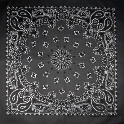 723_0 USA Bandana Dark Grey