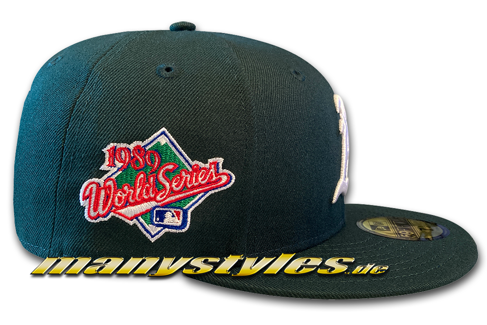 Oakland Athletics 59FIFTY MLB Authentic Retro Sports 1989 Cap Team Structure Cap Road 59FIFTY von New Era Alternate View