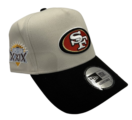 San Francisco 49ers 9FORTY NFL Curved Visor Cap Stone Grey OTC Black von New Era