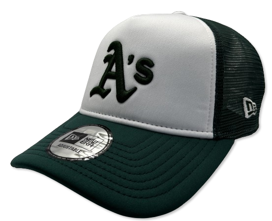 Oakland Athletics 9FORTY MLB Trucker World Series Cap Side Left