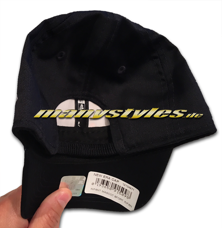 Chicago Bears NFL 9Forty Infant Mascot Kids Cap Black von New Era Rückseite