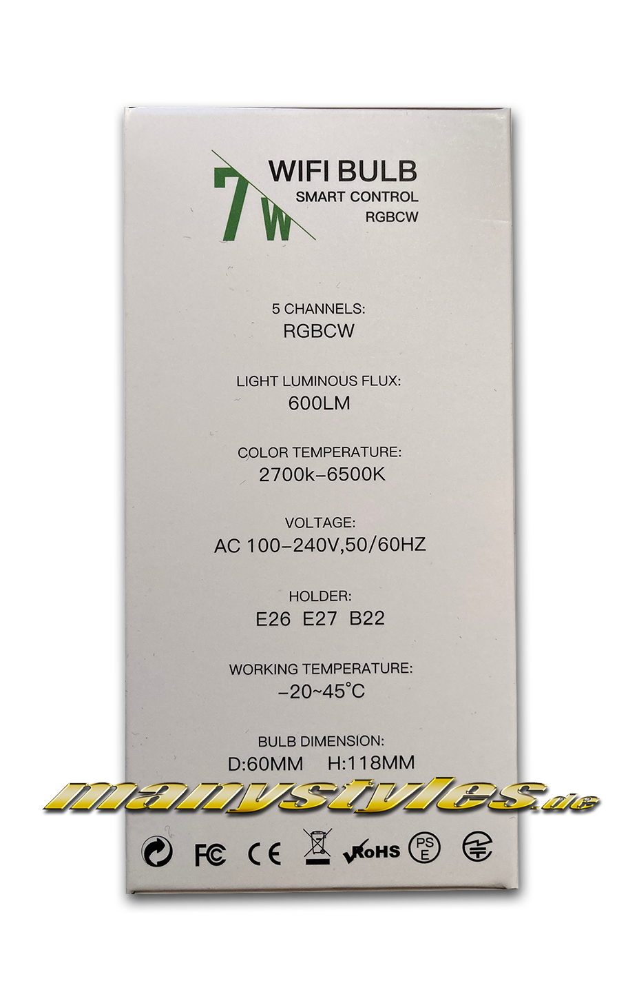 manystyles_de_smart_led_wifi_bulb_multi_color_effect_kabellose_gluehbirne_rohs_beschreibung_byibnh0GLmY0Bi Universal Smart LED WiFi Bluetooth Bulb Multi Color mit 16 Mio Farben von RoHS b
