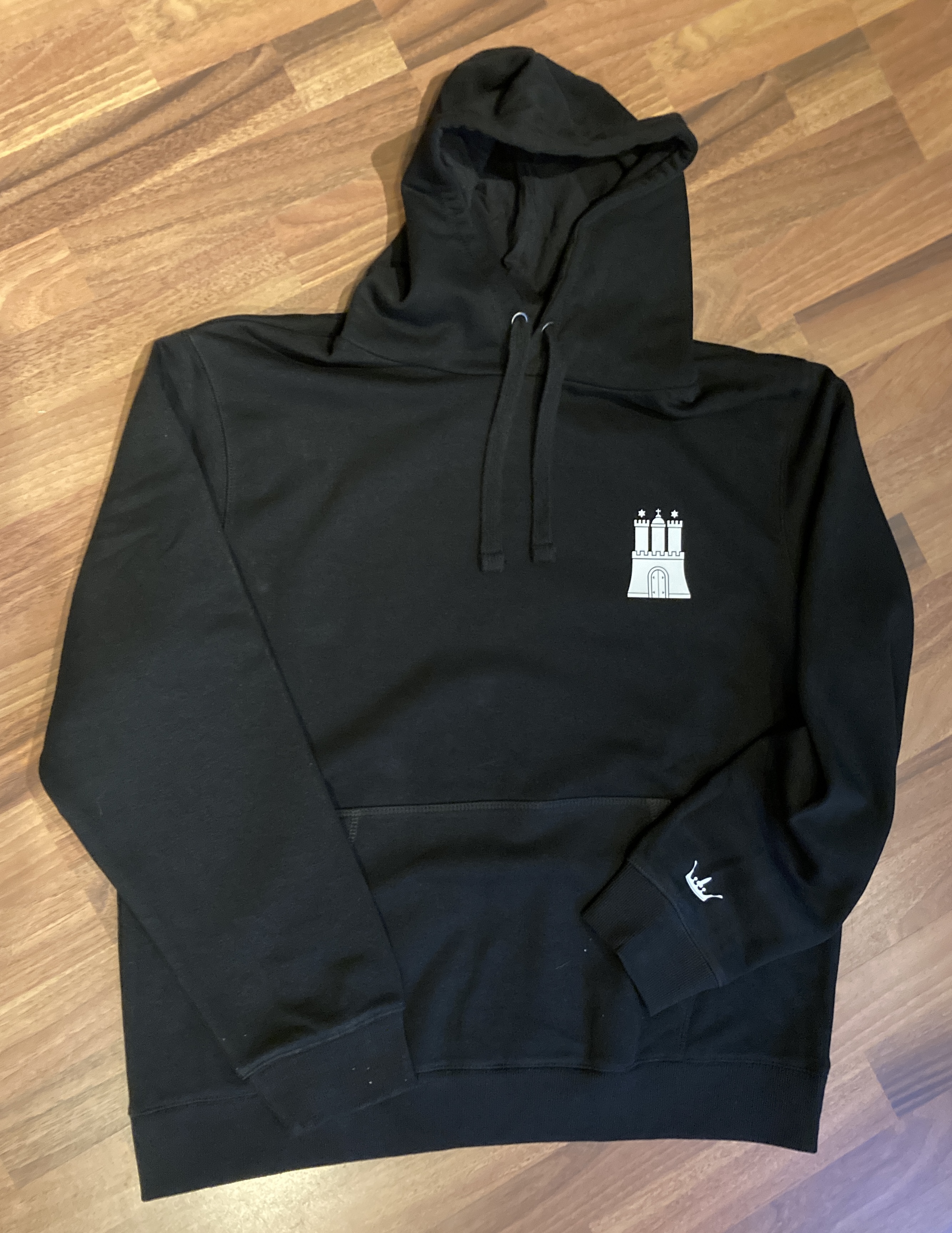 HH Hamburg Hammaburg exclusive Hooded Black White von manystyles