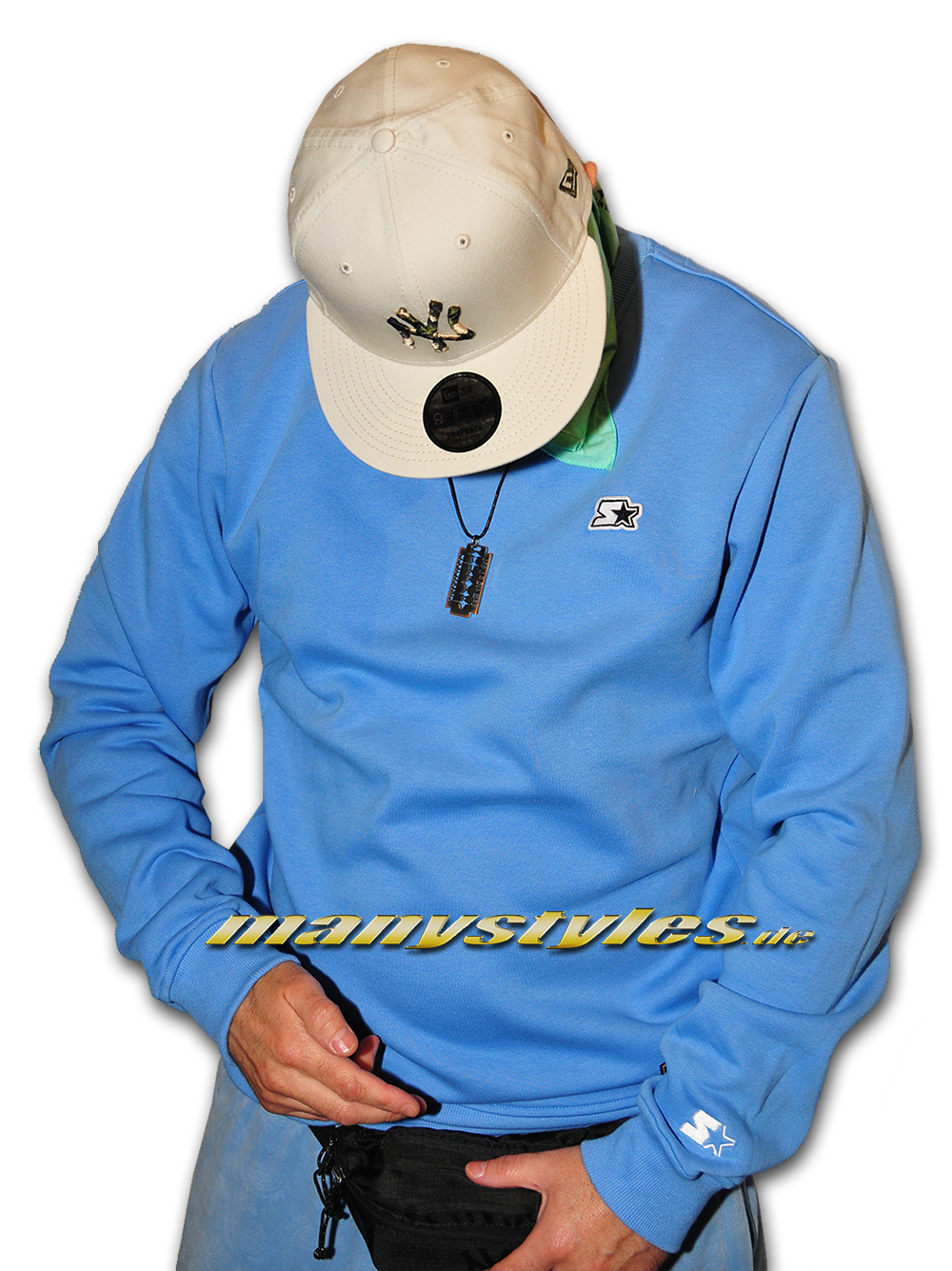 manystyles_starter_crewneck_sweatshirt_skyblue Starter Crewneck Sweatshirt Skyblue