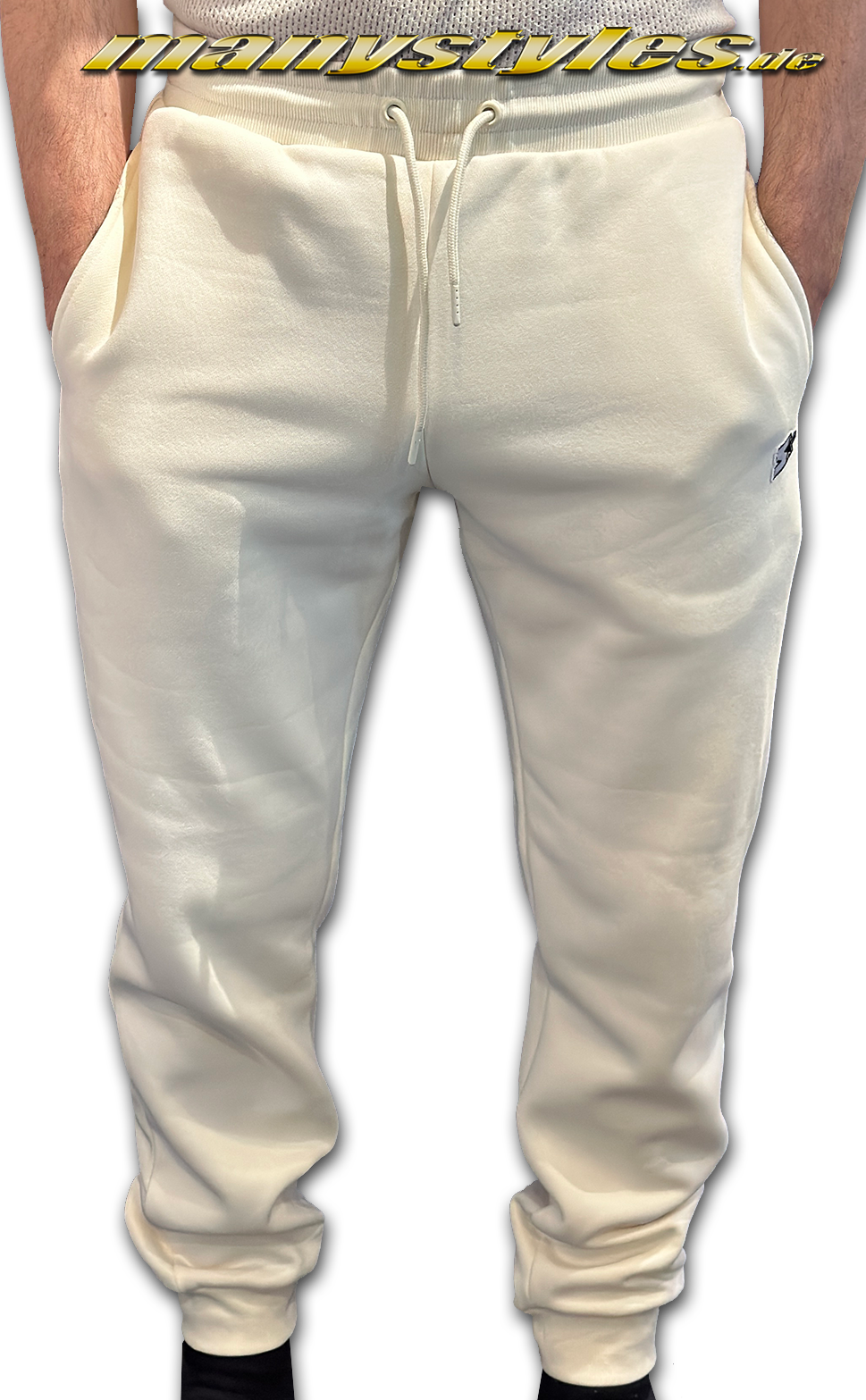manystyles_starter_fleece_sweat_suit_pants_pale_white_front Starter Sweatshirt Fleece Suit Pants Pale White