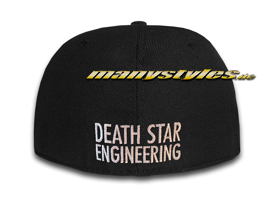 Star Wars Licensed Disney 59FIFTY Fitted exclusive Empire Cap The Death Star Engineering Imperial 1st Order Black White von New Era Backview