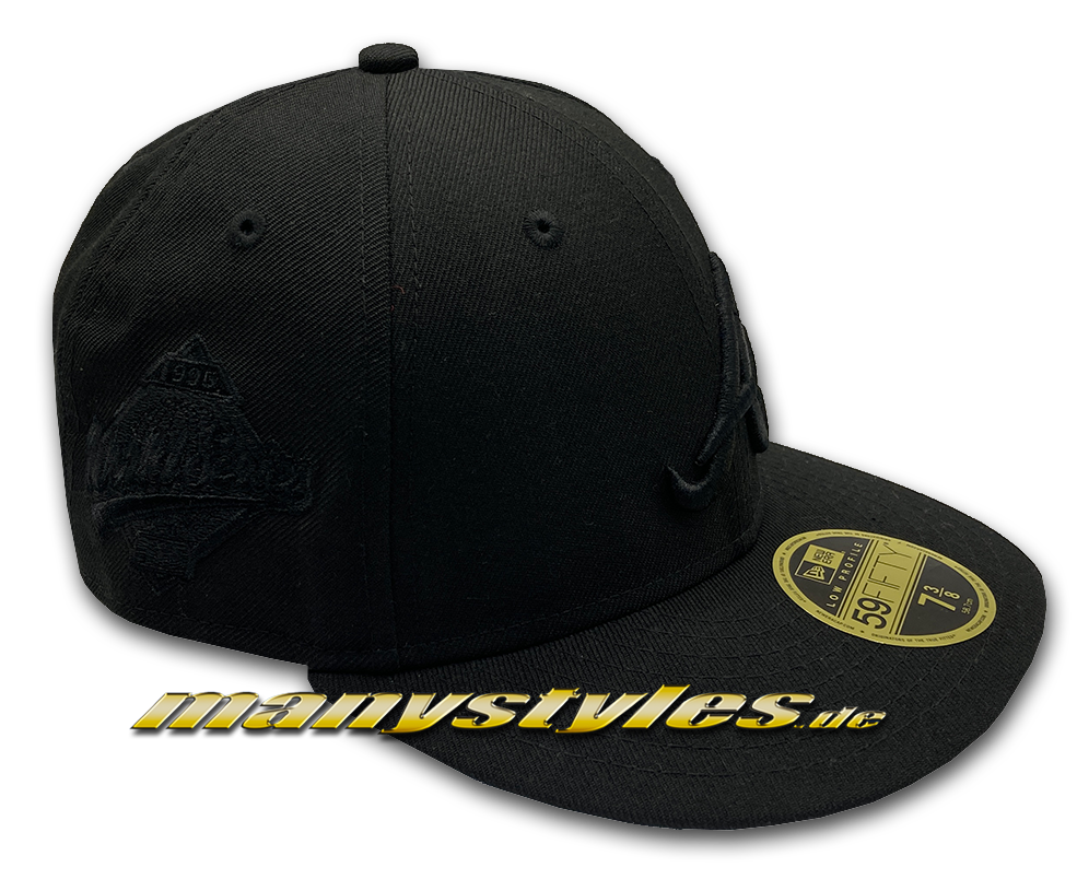 manystyles_de_new_era_atlanta_braves_59fifty_fitted_exclusive_lowprofile_cap_triple_black_on_black_alternate_view_world_series_patch Atlanta Braves 59FIFTY MLB Exclusive LowPro Cap Triple Black Black on Black von New Era Alternate View