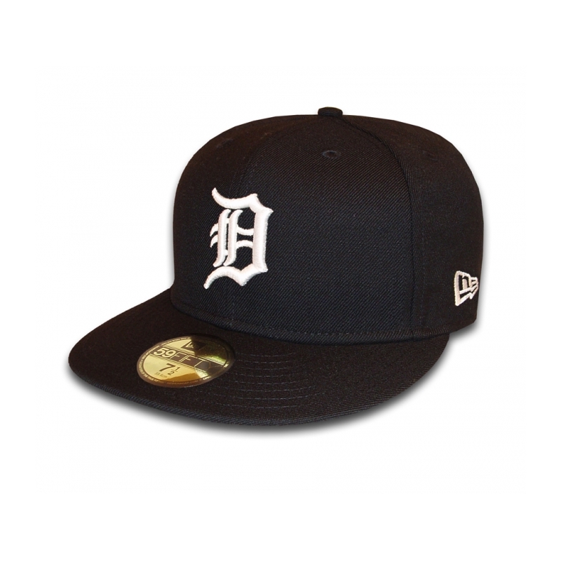 Detroit Tigers 59FIFTY MLB Basic exclusive Cap Black White
