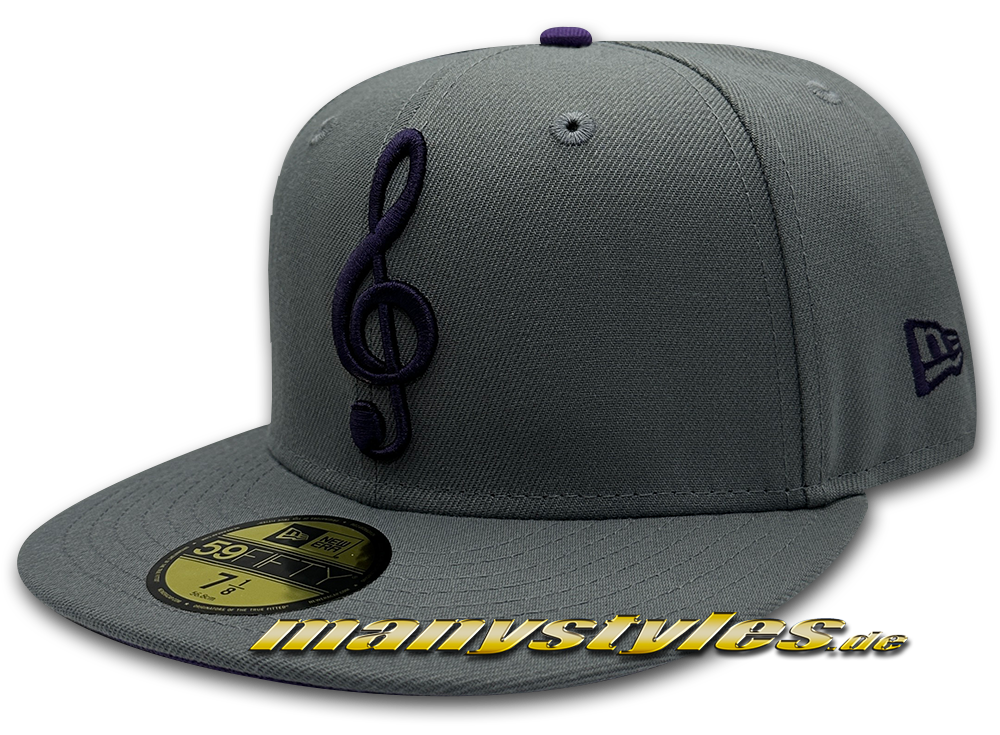 manystyles_new_era_music_note_exclusive_59fifty_cap_graphite_purple New Era Unlicensed 59FIFTY Fitted Cap Music Note Cap Graphite Deep Purple exclusive