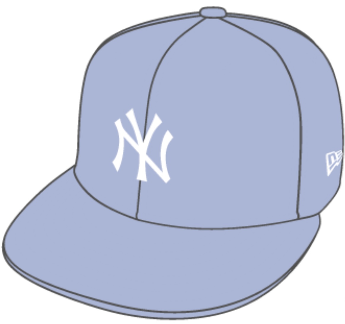 NY Yankees MLB HWC Cooperstown Cap #exclusive# Lava Pink 59FIFTY Fitted Caps von New Era