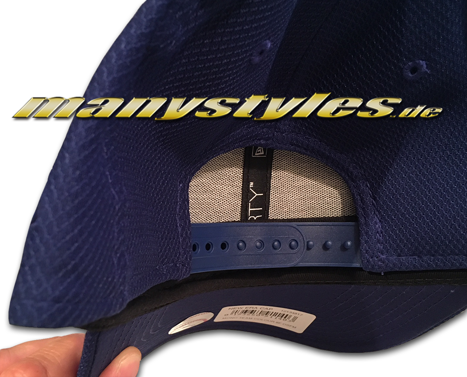 LA Dodgers MLB 9FORTY Diamond Era Mono Team Color Cap Light Royal Tonal von New Era Rückseitesnapbackverschluss