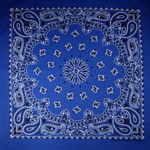 royal manystyles USA Bandana Royal Blue