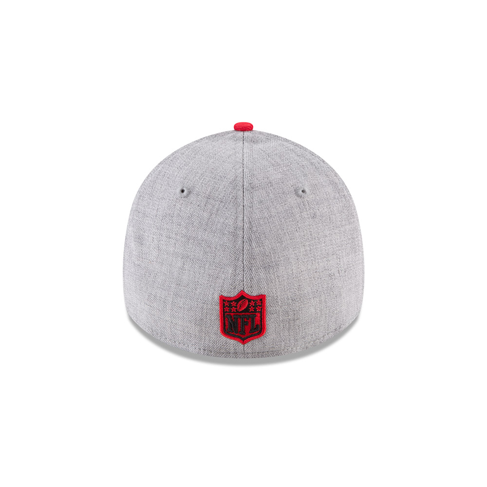 Kansas City Chiefs NFL On Stage 39THIRTY Curved Visor Cap Chiefs Kingdom Heather Red von New Era nflshield logo