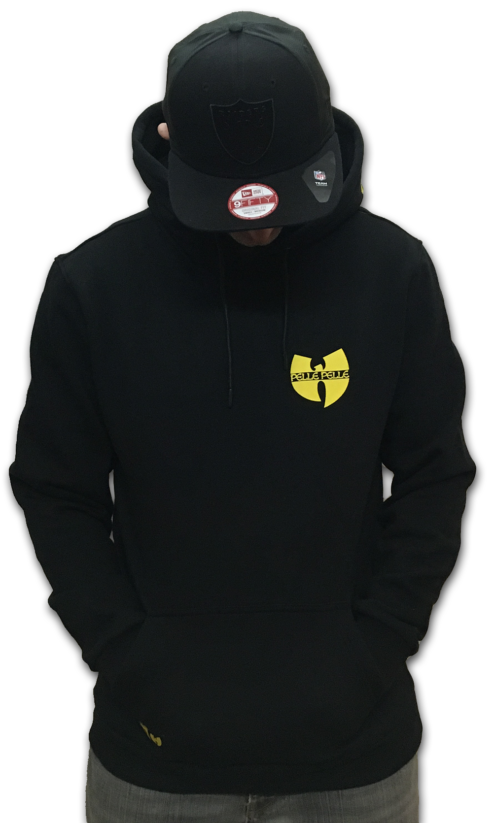 Pelle Pelle Wutang Hooded Black Yellow 
