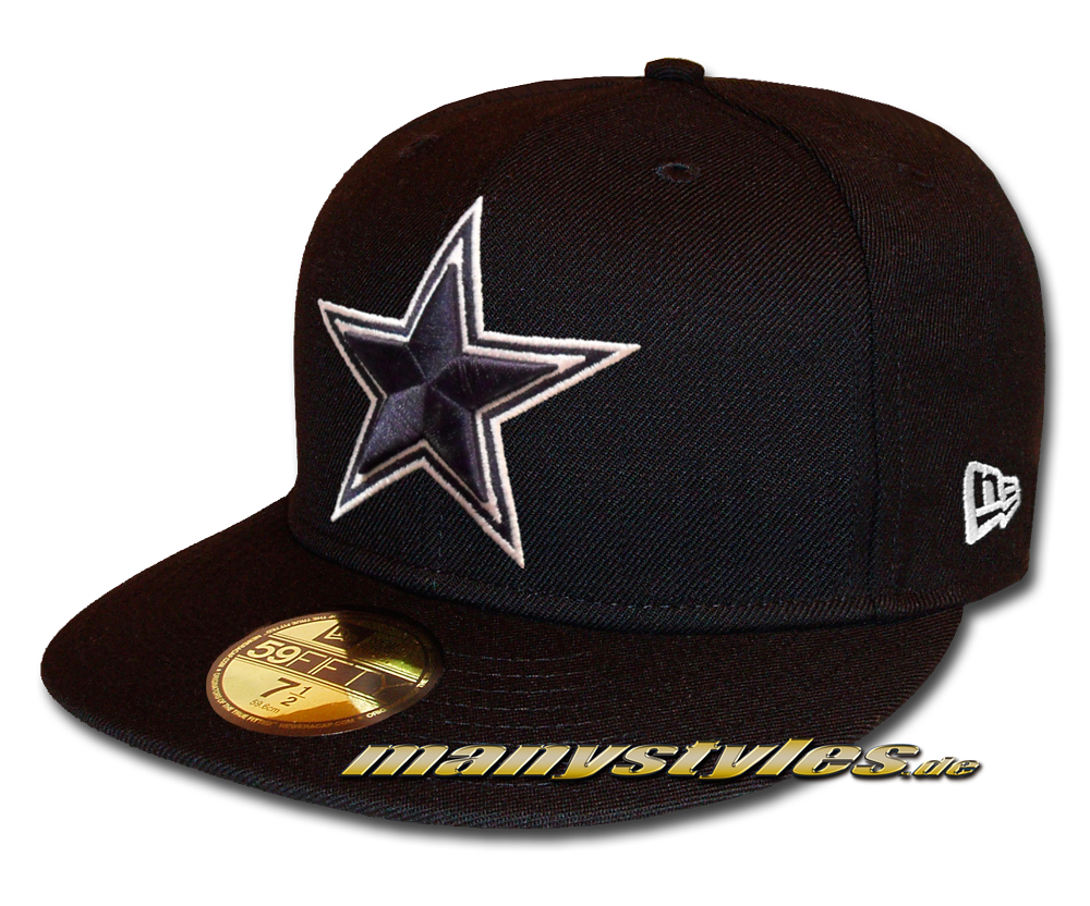 Dallas Cowboys NFL 59FIFTY Exclusive Cap Black Navy OTC Original Team Color von New Era