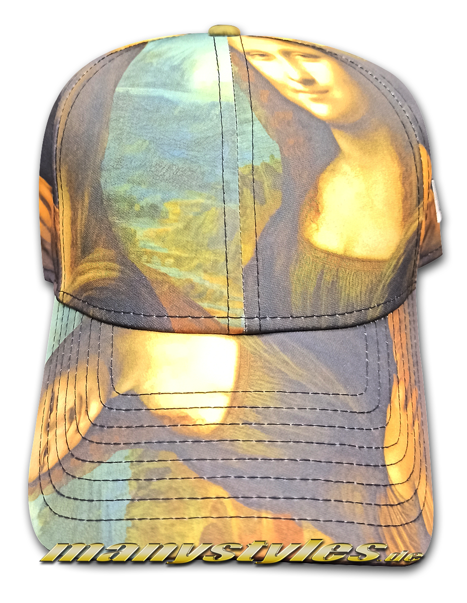 manystyles_de_new_era_louvre_aop_monalisa_9forty_adjustable_curved_visor_cap_original_color Louvre All Over Print Monalisa 9FORTY AOP Curved Visor Adjustable Cap in official original Color von New Era