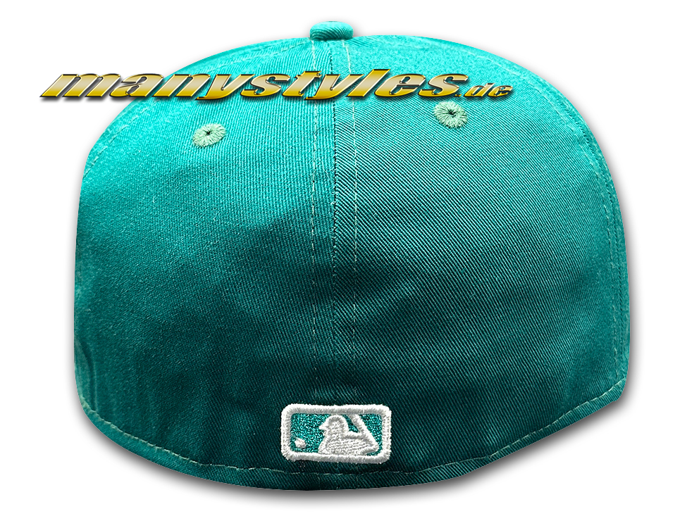 manystyles NY Yankees MLB 59FIFTY Fitted Cap League Essential Celtics Green White von New Era Backview