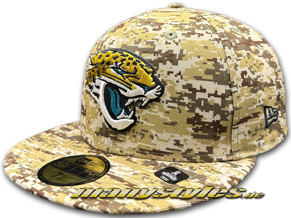 Jacksonville Jaguars 59FIFTY NFL Cap Salute to Service Jacksonville Jaguars 59FIFTY NFL Cap Salute to Service