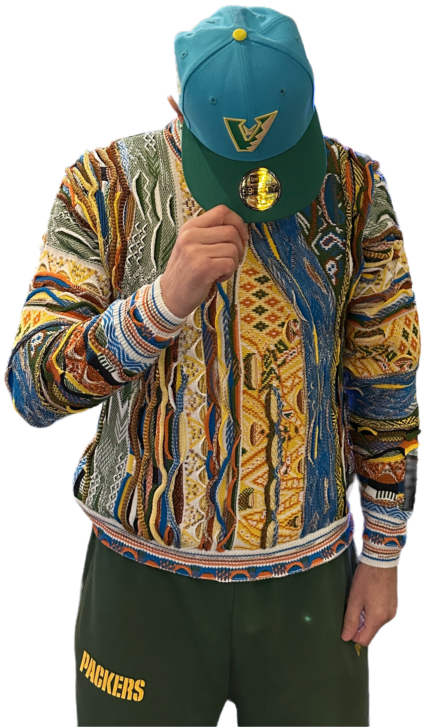 Carlo Colucci Sweater Multi Black White Kopie