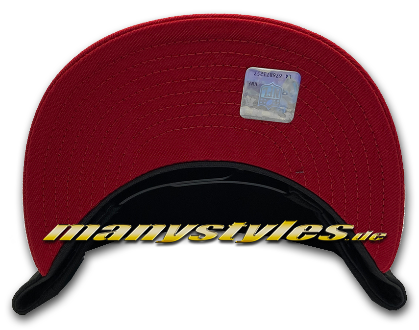 manystyles_new_era_atlanta_falcons_nfl_950_snapback_cap_vs_all_yall_black_white_undervisor Atlanta Falcons 9FIFTY NFL Snapback Cap vs All Y´all Black Red OTC von New Era Undervisor