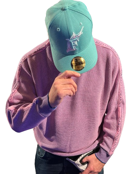 Carlo_sweatshirt_light_purple_white Carlo Colucci Sweater Pullover Strickpullover Clean Color Purple Grey