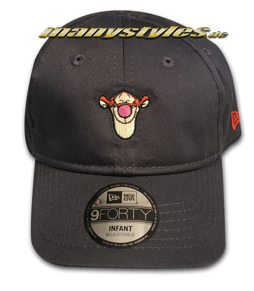 manystyles_de_new_era_disney_kids_character_9forty_winnie_pooh_tigger_cap_graphite_grey_orange_otc Disney Winnie Pooh Tigger Kids Character 940 Curved Visor adjustable Cap von New Era