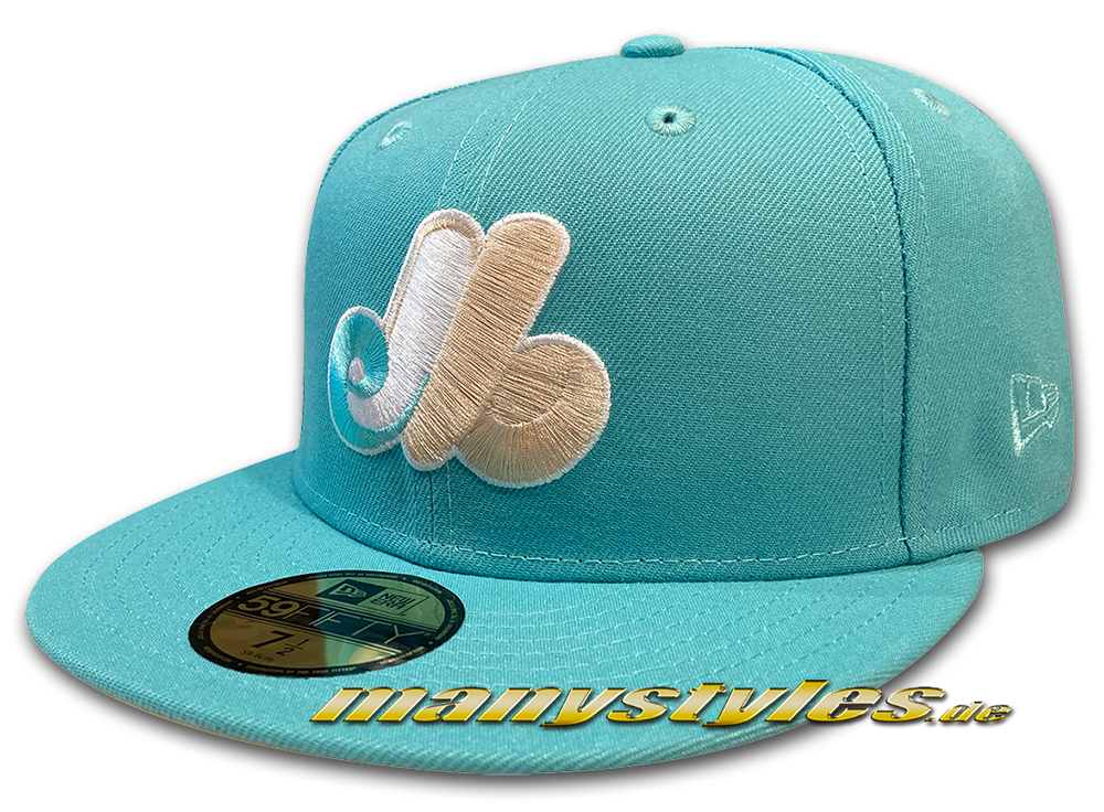 manystyles_de_exclusive_new_era_montreal_expos_mlb_59fifty_fitted_hwc_cooperstown_cap_clear_mint_pastell_yellow_miami_vice_colorway_18pcs_ltd_ed_front Montreal Expos MLB 59FIFTY manyStyles Pastell exclusive 18pcs ltd Miami Vice Mint Yellow von New Era Front