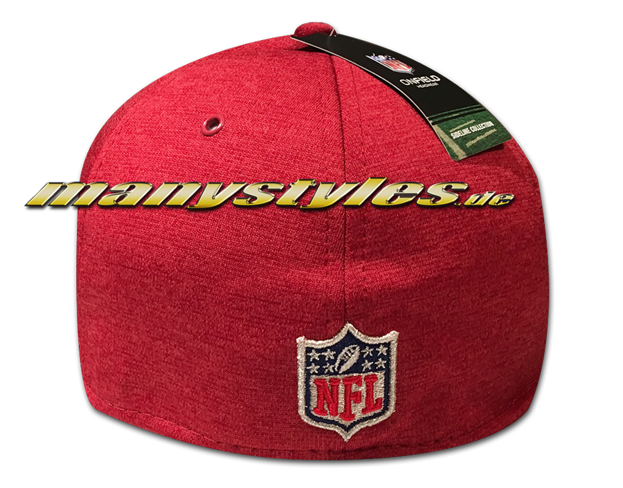 Arizona Cardinals 39THIRTY NFL Sideline 2018 Curved Visor Cap backside