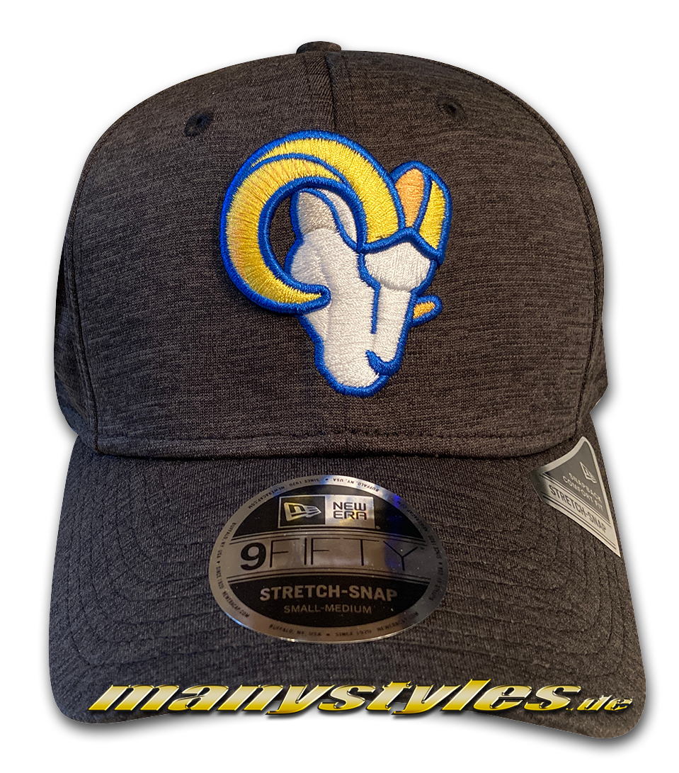 LA Rams Los Angeles 9FIFTY NFL Tonal Shadow Tech Stretch Snap Snapback Cap
