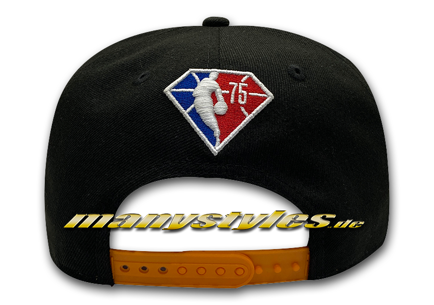 New Era Miami Heat NBA21 75Years 9FIFTY City Off Snapback Cap in Navy Blue Red White Multicolor OTC Original Team Color Backview
