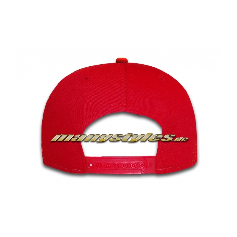 NY Yankees 9FIFTY MLB League Essential Red White Snapback Rückseite
