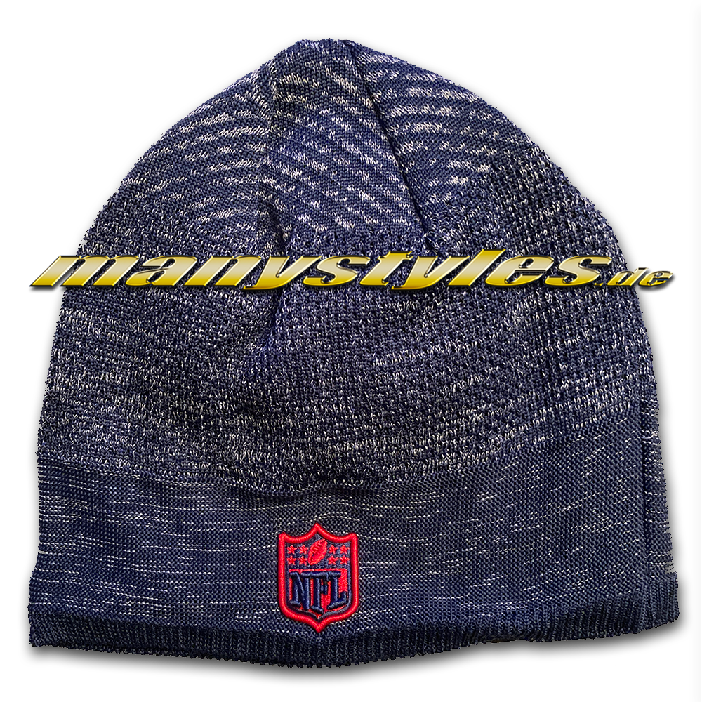 New England Patriots NFL Sideline 2020 Engineered Fit Knit Beenie von New Era Backview