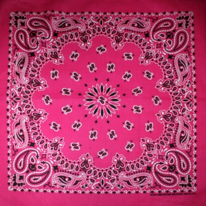 hot-pink-bandana manystyles USA Bandana Hot Pink