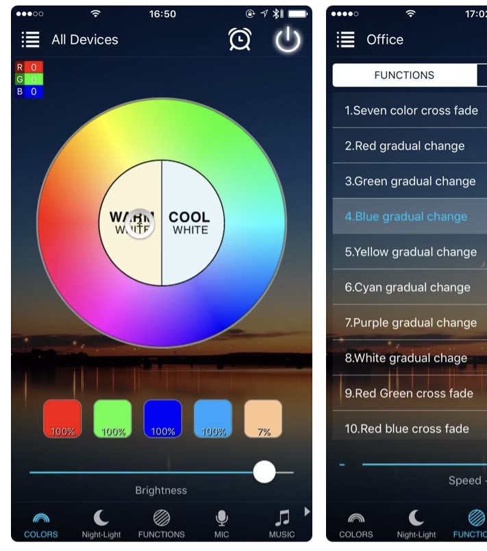 IMG_4765 Universal Smart LED WiFi Bulb Bluetooth Multi Color mit 16 Mio Farben von RoHS App1