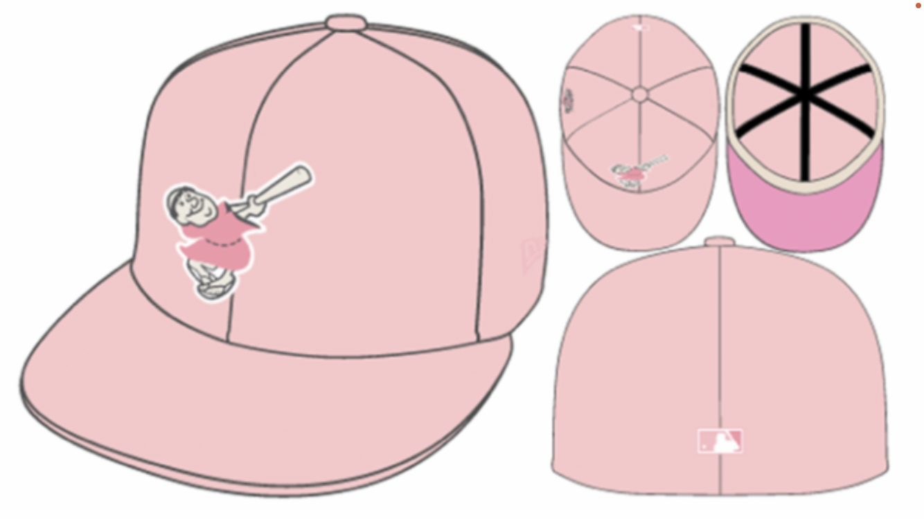San Diego Padres MLB 59FIFTY Cooperstown 40 Cap in Baby Pink Glow von New Era