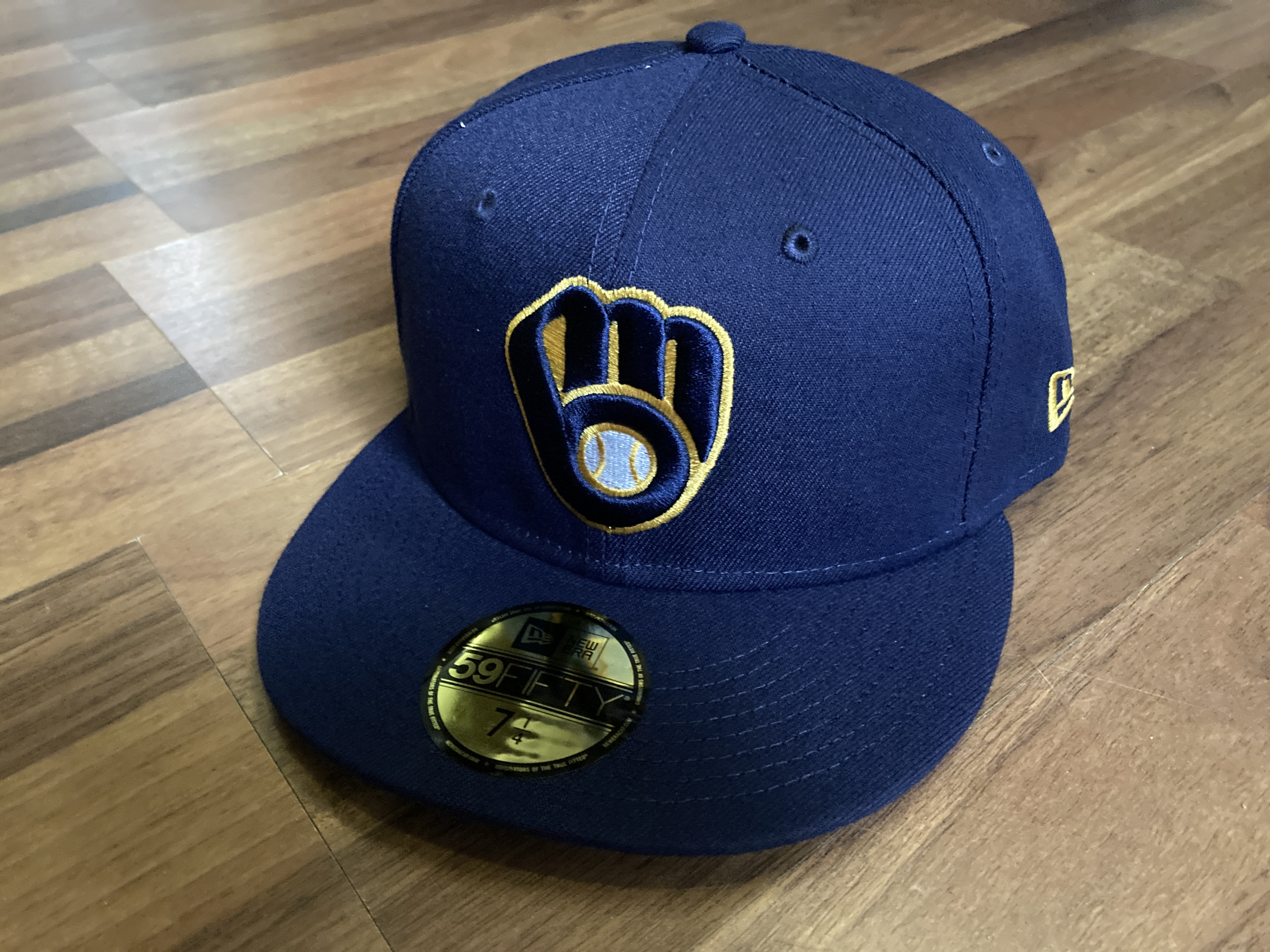 Milwaukee Brewers MLB 59FIFTY Authentic NE Team Structure Cap von New Era