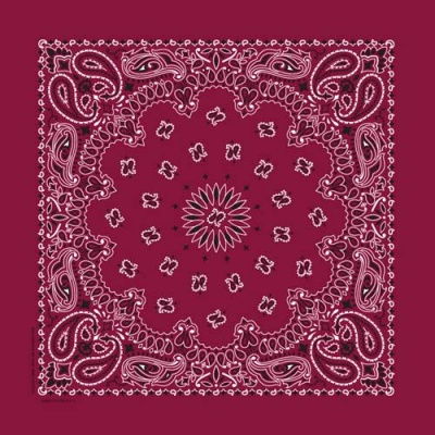 manystyles-USA-Bandana-Burgundy manystyles USA Bandana Burgundy