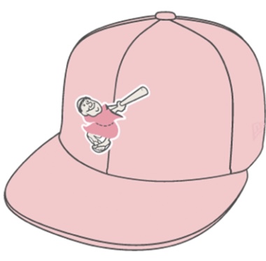 San Diego Padres MLB 59FIFTY Cooperstown 40 Cap in Baby Pink Glow von New Era Front