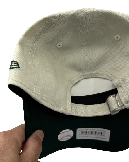 Oakland Athletics 9FORTY MLB World Series Cap Light Grey Black von New Era backview