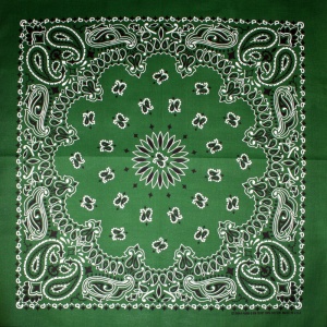 hunter-green-bandana manystyles USA Bandana Hunter Green