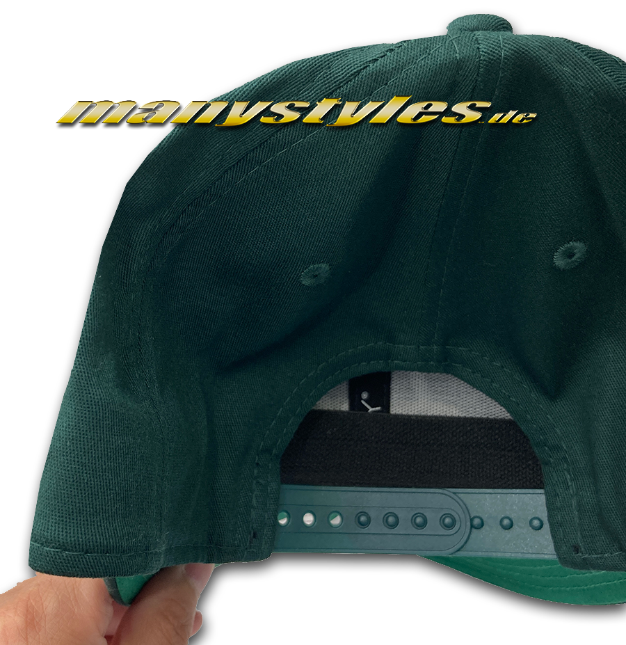 Oakland Athletics 9FIFTY MLB Authentic Team Color Stretch Snap Snapback Cap von New Era Backview