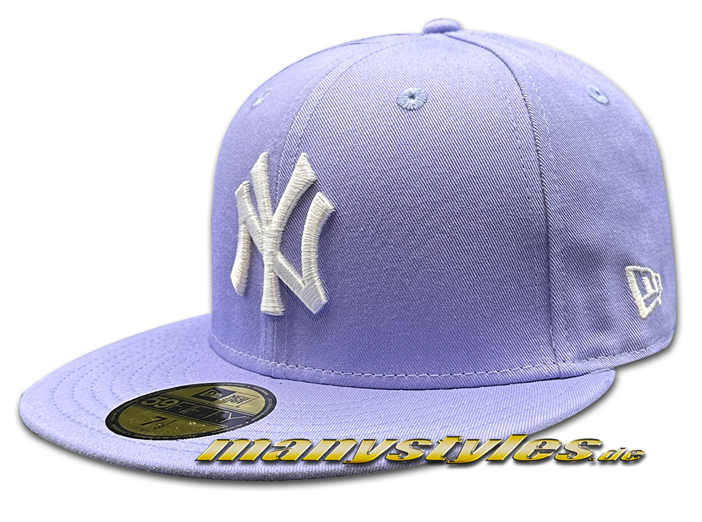 manystyles_exclusive_new_era_ny_yankees_mlb_59fifty_1999ws_world_series_lavender_lava_bright_white_front NY Yankees MLB HWC Cooperstown Cap manystyles #exclusive# Lava Pink 59FIFTY Fitted Caps von New Era front