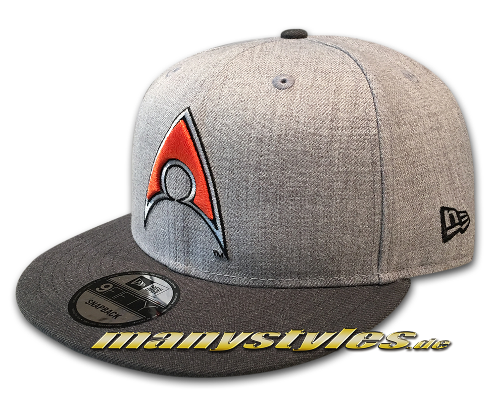 Aquaman DC Comic 9FIFTY One Size US Snapback Cap Heather Graphite Black von New Era
