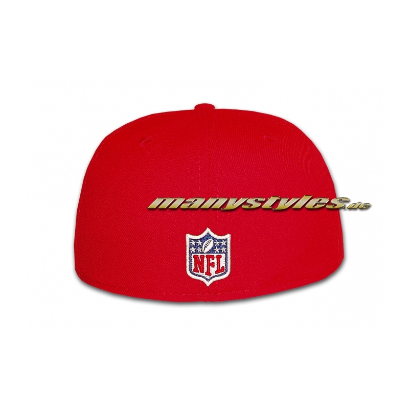 San Francisco 49ers NFL Authentic Cap Game Red backview