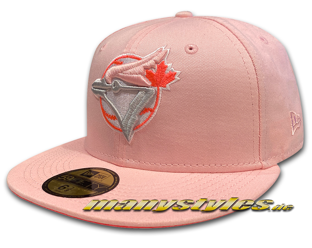 manystyles_de_new_era_toronto_blue_jays_mlb_hwc_asg91_all_star_game_91_59fifty_fitted_exclusive_cap_pink_poly_glow_front Toronto Blue Jays MLB 59FIFTY exclusive Fitted Cap in Miami Vice Baby Pink White von New Era Front