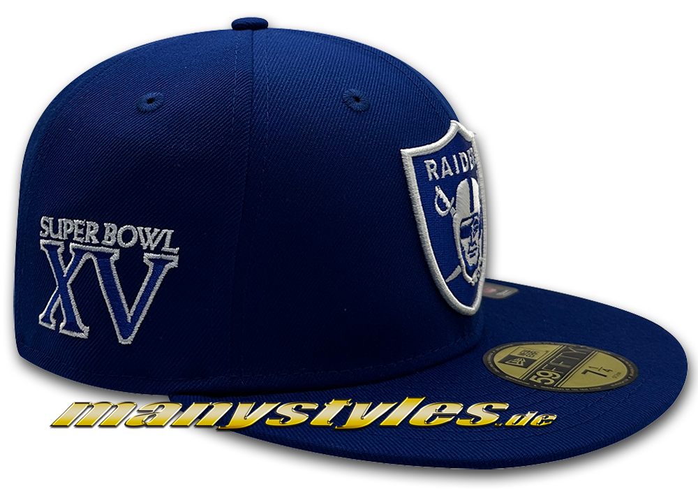 Las Vegas Raiders NFL 59FIFTY exclusive Cap Royal Blue von New Era Alternate View